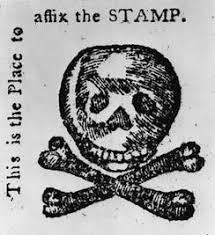 Stamp placeholder, published by William Bradford III in his Pennsylvania Journal colonial Philadelphia newspaper.